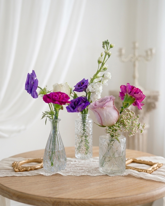 Bud Vases (Cluster of 3) —— Designer's Choice