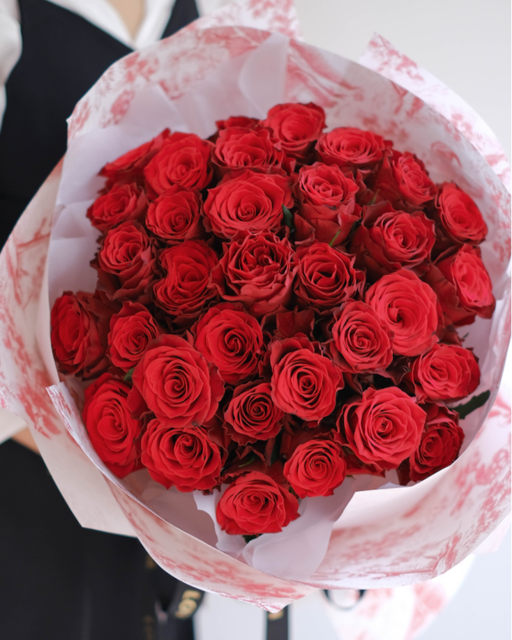 Crimson Obsession Roses Bouquet